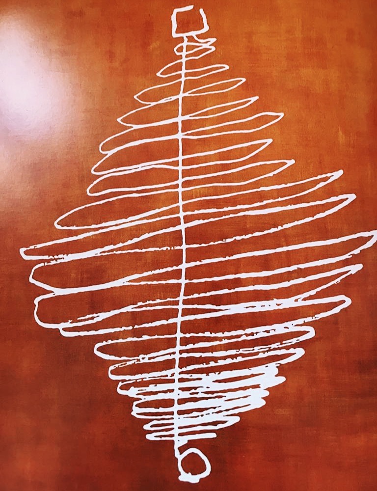 A Mãe fez este desenho para explicar para uma criança o significado do Ioga